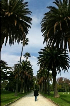 Quiet oasis: Yeojin often passes St Kilda Botanical Gardens but never takes them for granted.