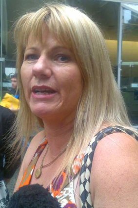 Sonia Anderson, mother of Bianca Girven, at Brisbane Supreme Court.