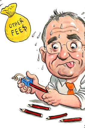 Working hard for the money &#8230; Gloucester Coal chairman James MacKenzie. <em>Illustration: John Shakespeare</em>