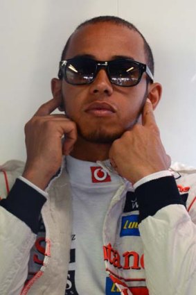 McLaren Mercedes' British driver Lewis Hamilton.