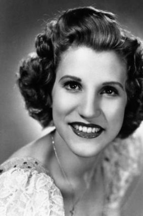 Memorable: Singer Patty Andrews in 1942. The last survivor of the three singing Andrews sisters died aged 94.