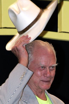 Hat worn by Larry Hagman in the role of J. R. Ewing on the TV