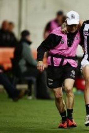 Brent Macaffer is just one of many injured Magpies.