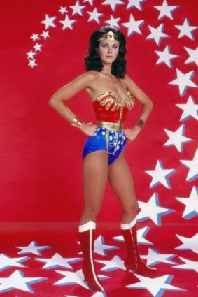 Lynda Carter as Wonder Woman in 1978.