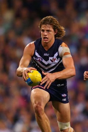Derby man: Nat Fyfe is likely to play for Fremantle on Sunday.