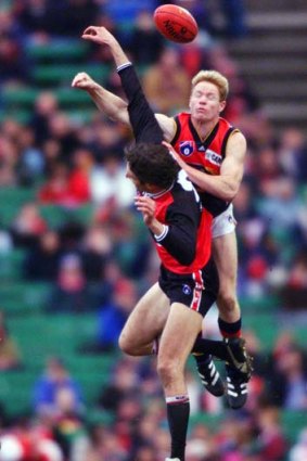 1999: Trent Ormond-Allen, 180cm, does Malcom's bidding in the ruck.