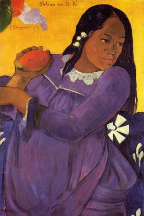 Gauguin's <i>Woman with a Mango</i>.