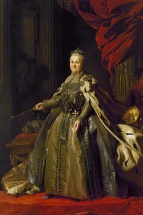 Alexander Roslin's  portrait of Catherine the Great.