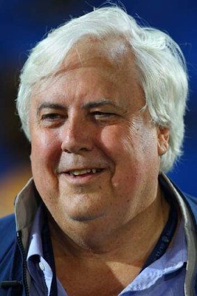 ''Working with a person like Gina Rinehart sounds very attractive to me'' ... Clive Palmer.