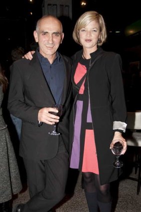 Ex factor: Sian Prior with her former partner, musician Paul Kelly, in 2009.