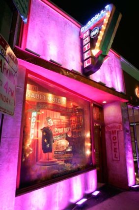 Famous streets ... a Melrose Avenue store.