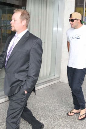 Cronulla Sharks player Wade Graham arrives at his ASADA  meeting