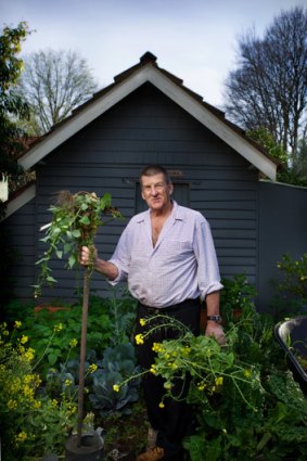 Jeff Kennett in his much loved garden, where he says he has always done his best thinking.