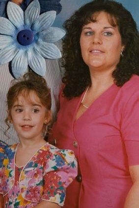 Brighter days … Dianne and daughter Leanne Thompson in 1993.