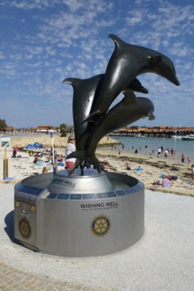 Rotary will try to keep the dolphin wishing well at Hillarys Boat Harbour turning with their Rotate-a-thon for Telethon.