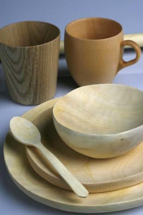 Timber homewares from Pure and General.