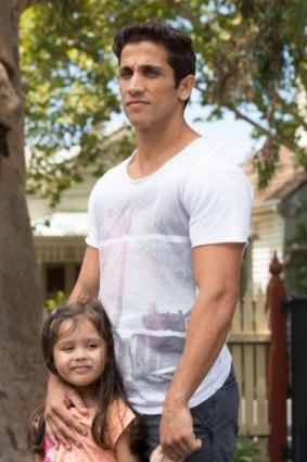At home: Firass Dirani in the new series of House Husbands. 