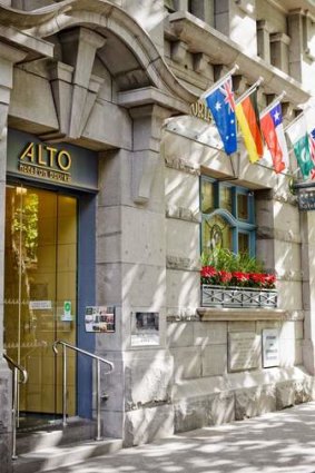 Alto Hotel on Bourke Street.