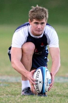 World Cup hopeful? ... all eyes will be on Berrick Barnes as he takes on club rugby this weekend.