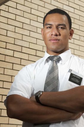 Load: Will Hopoate carries the Eels’ hopes.