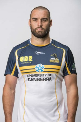 Staying grounded ... Brumbies forward Scott Fardy.