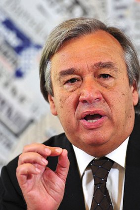 UN High Commissioner for Refugees Antonio Guterres.
