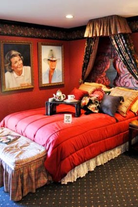 A Southfork bedroom.