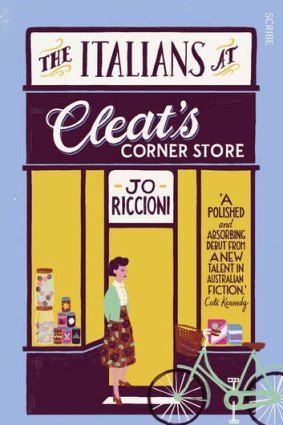 <i>The Italians at Cleat's Corner Store</i>, by Jo Riccioni.