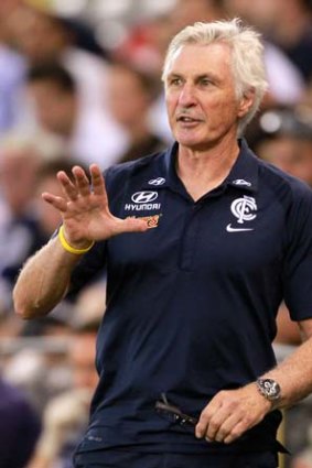 Mick Malthouse says there could be a benefit to the spotlight being on him.