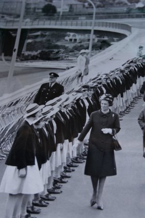 Royal welcome: Princess Marina at the opening of the Gladesville Bridge in 1964.