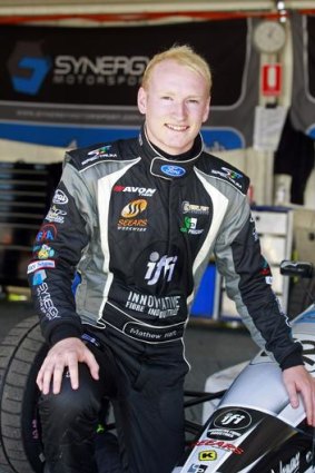 Formula Ford driver, Matthew Hart, of Bonython.
