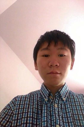 Bao Zhuoxuan, 16, the teenage son of detained human rights lawyer Wang Yu.
