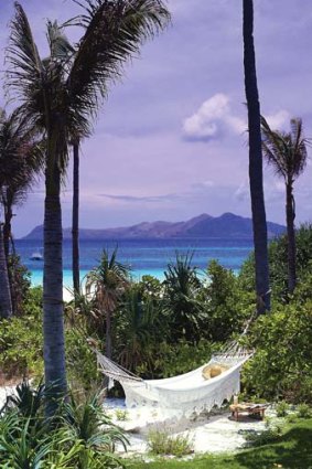 Hang the expense ... Amanpulo Resort in the Philippines.