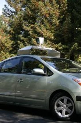 One of Google's prototype driverless cars.