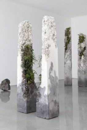 Jamie North's series of sculptures, <i>Rock Melt</i>.