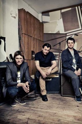 Lions on stage: The Manic Street Preachers are in town.