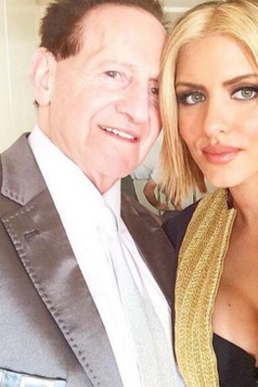 Geoffrey Edelsten and Gabi Grecko in happier times.