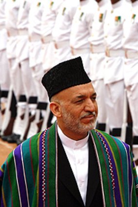 Afghanistan President Hamid Karzai.