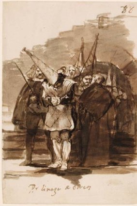 Francisco Jose de Goya y Lucientes' <i>For Being of Jewish Ancestry</i>.