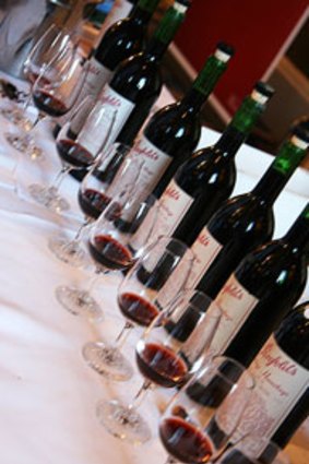 A collection of Penfolds Grange.