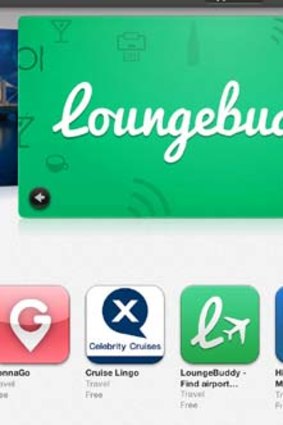 LoungeBuddy featured in the travel section of Apple's app store.