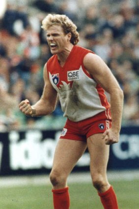 Former Hawthorn and Sydney star Dermott Brereton.