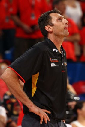 Melbourne Tigers' coach Chris Anstey.