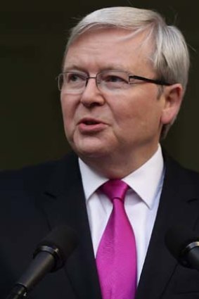 Prime Minister Kevin Rudd.