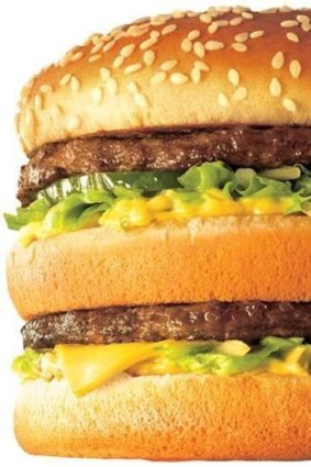 The price paid for a McDonald's Big Mac in Australia, is down from $US4.94 in January 2012 to $US4.47 ($A4.77) in January this year.
