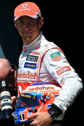 Jenson Button used plastic ducks to highlight his choice.