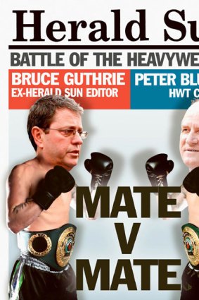 A mock-up of the Herald Sun's front page.
