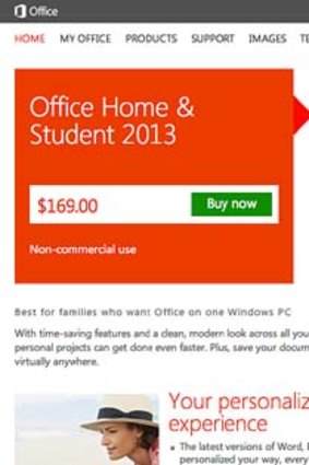 Microsoft Office Home & Student 2013.