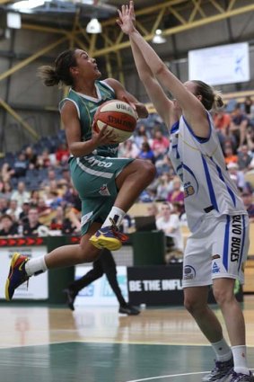In form: Rangers import Leilani Mitchell notches up 27 points.