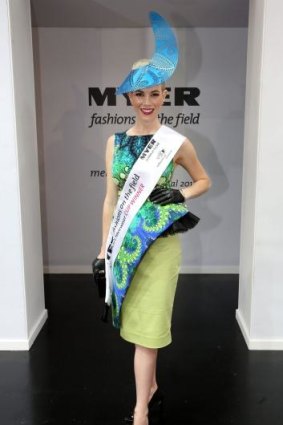 Champion look: Myer Fashions on the Field winner Christine Spielmann.